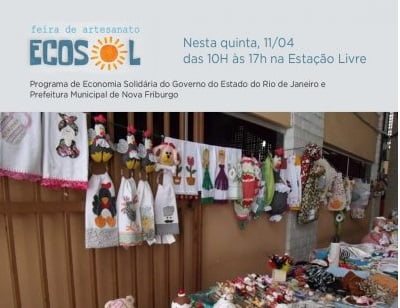 Feira de Artesanato acontece nesta quinta-feira na Estação Livre