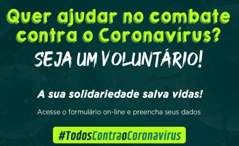 Nova Friburgo realiza cadastro de voluntários para combate ao novo coronavírus