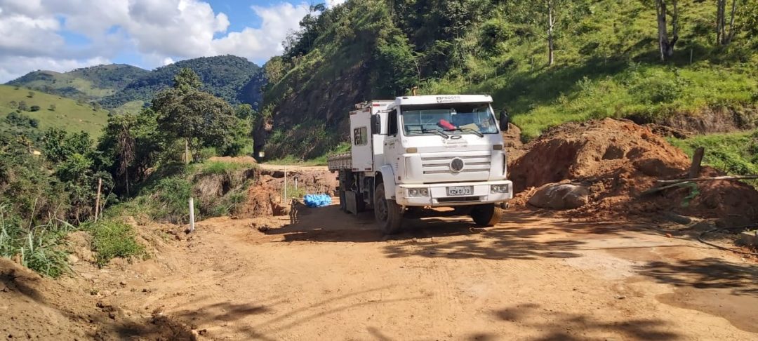 Estrada que liga Friburgo a Sumidouro passa por obras de contenção