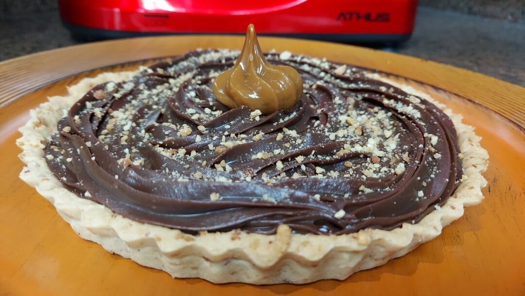 Torta de Amendoim com Brigadeiro