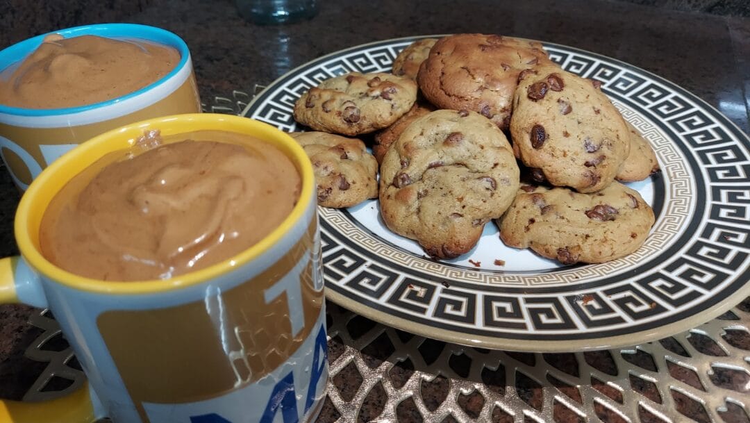 Cookie de Inverno com Capuccino Cremoso