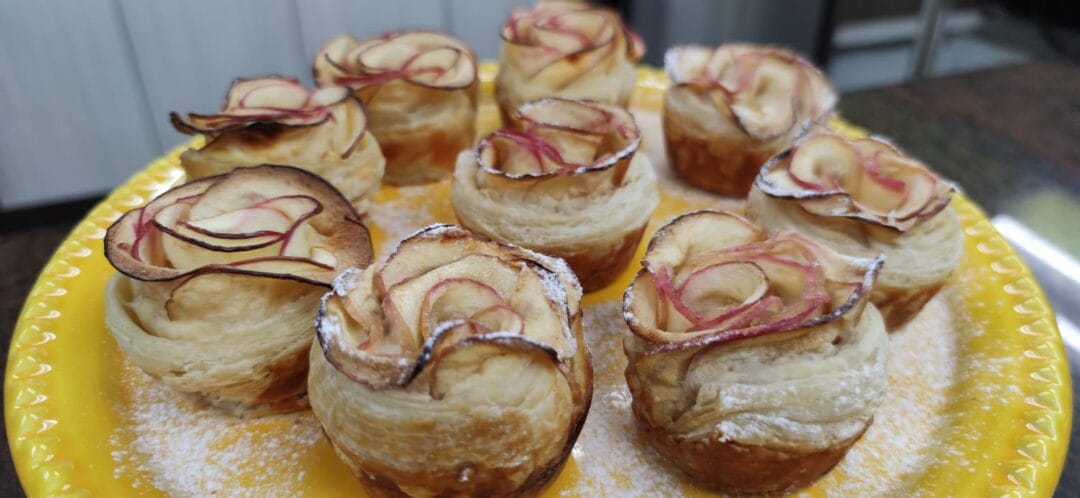 Rosas de maçã
