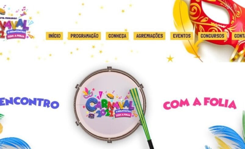 Lançado o site oficial do Carnaval 2022 em Nova Friburgo