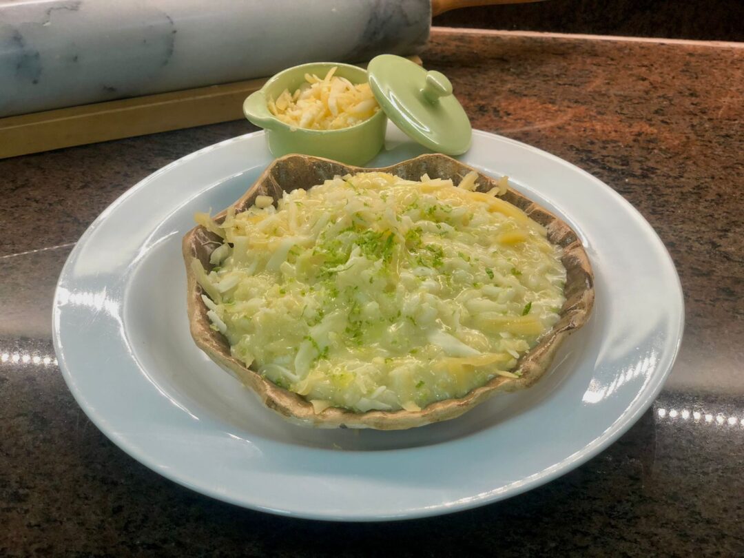 Receita de Risoto de alho-poró com parmesão