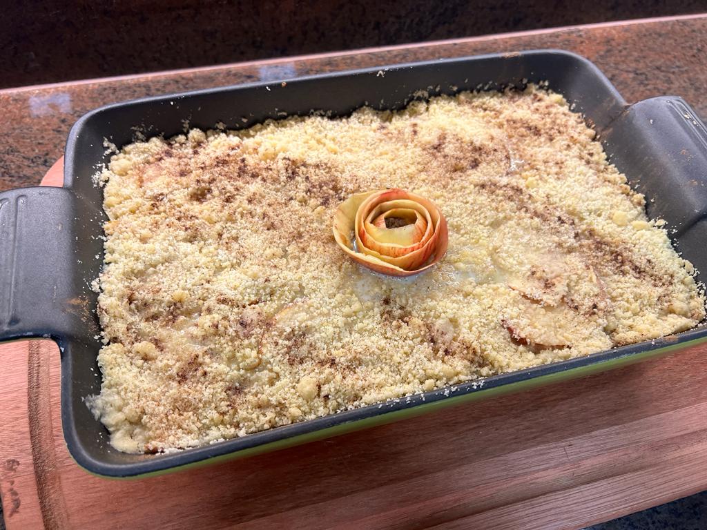 Receita de Crumble de Maçã