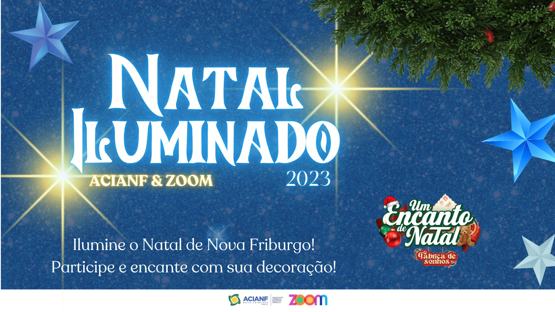 ACIANF e ZOOM  lançam nesta quarta, 9, o concurso “Natal Iluminado”