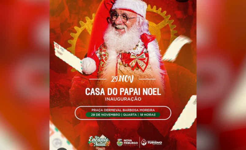 Casa do Papai Noel será inaugurada nesta quarta, 29