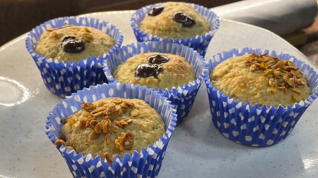 Receita do dia: Muffins de Amêndoa e Banana