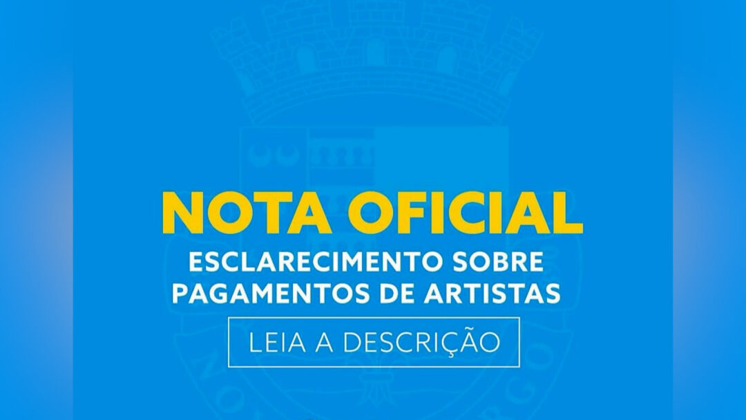 Após polêmica sobre pagamento de shows, Prefeitura de Nova Friburgo emite nota oficial esclarecendo o assunto