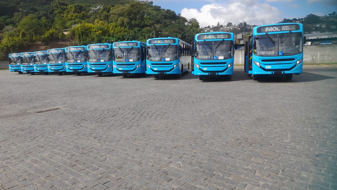 Faol reforça frota em Nova Friburgo com 10 novos ônibus urbanos