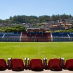 Imagem superior do Estadio Eduardo Guinle em Nova Friburgo