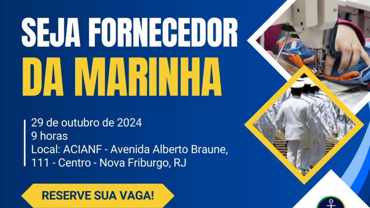 Associação Comercial, Industrial e Agrícola de Nova Friburgo vai conectar empresas locais à Marinha do Brasil