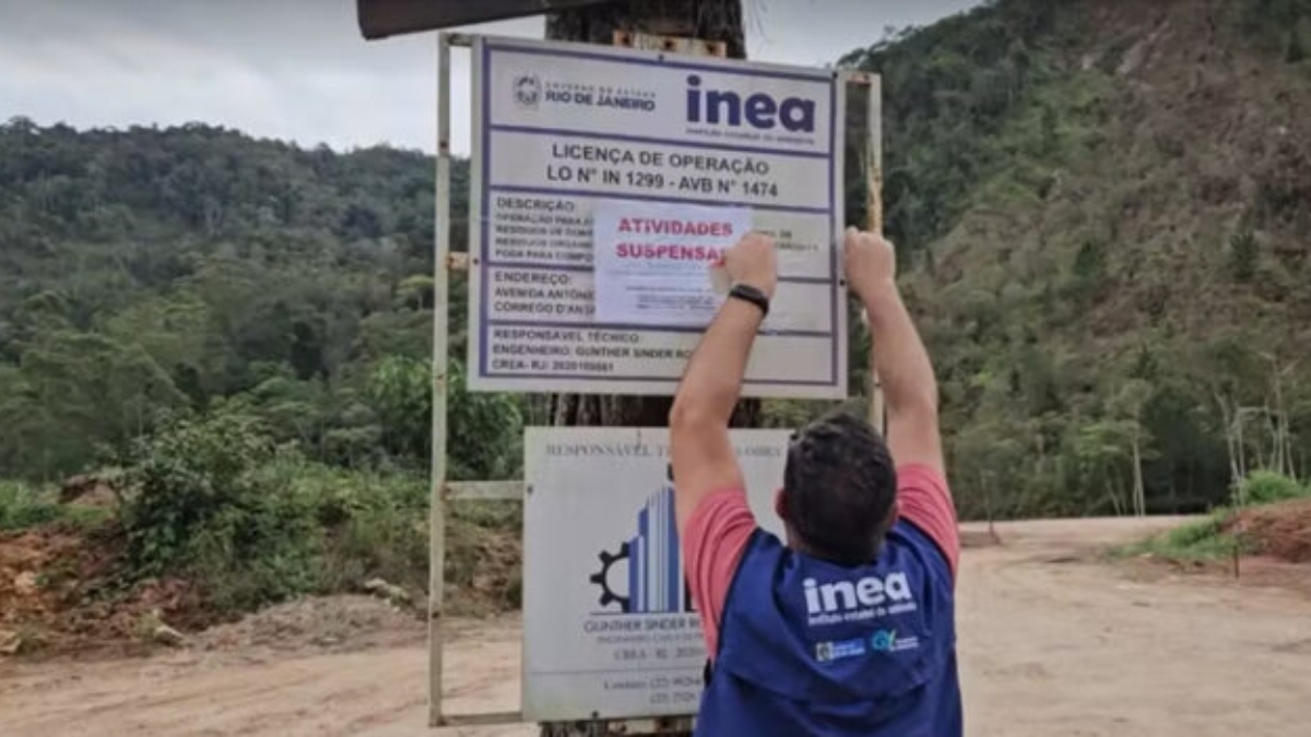 Meio Ambiente em risco: INEA embarga obras irregulares às margens RJ-130, em Nova Friburgo