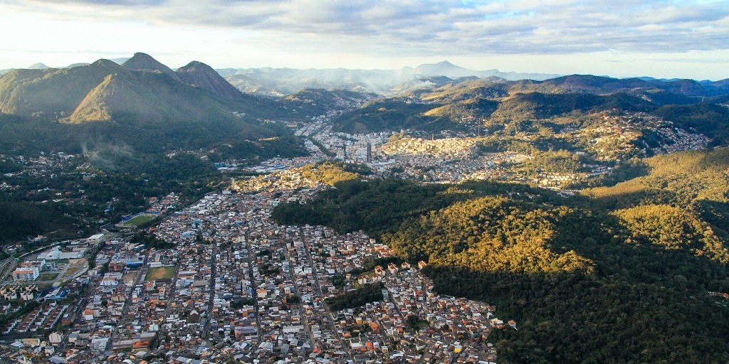 Nova Friburgo vista da pedra do Imperador.