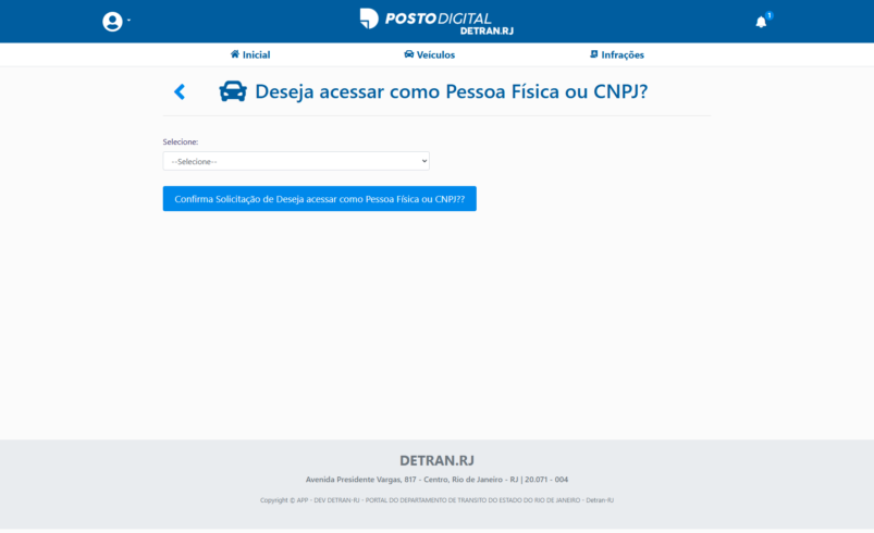 acesso site detran 2023