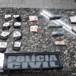 Drogas encontradas no bairro Catarcione em Nova Friburgo em 22 de novembro de 2024