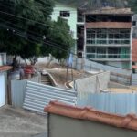 Obras na nova praça no santa gertrudes conselheiro paulino nova friburgo