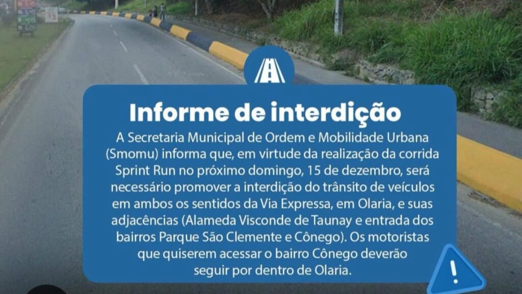 Corrida ”Sprint Run” altera trânsito em Nova Friburgo neste domingo,15