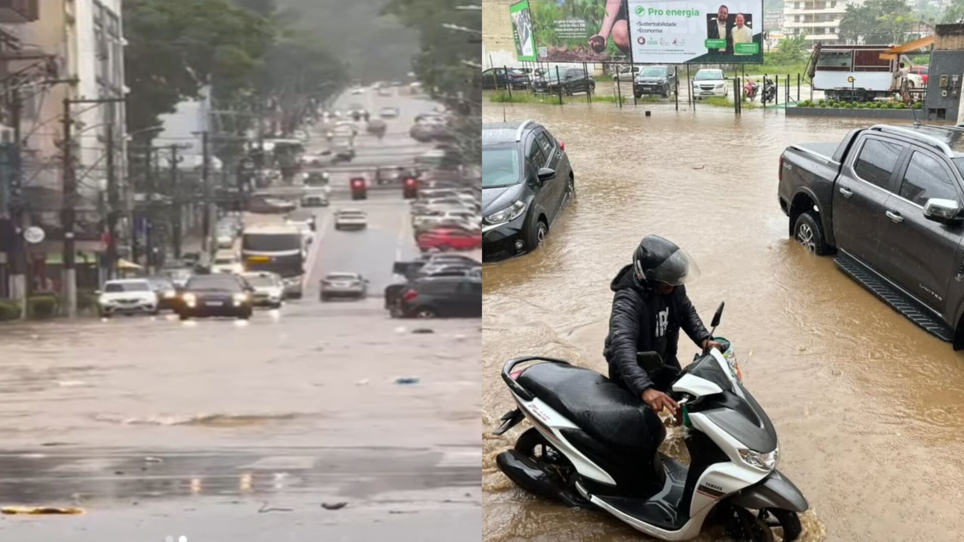 Chuvas intensas causam estragos e transtornos em Teresópolis