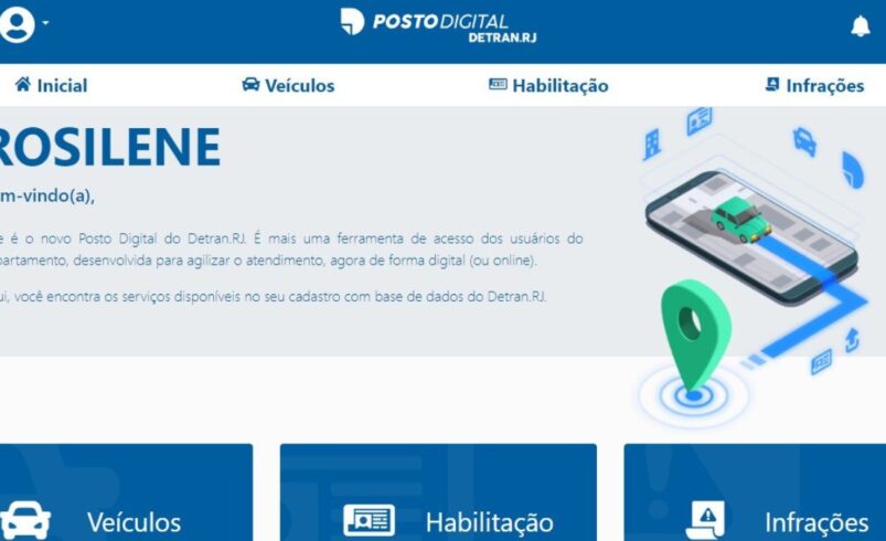 Posto Digital do Detran.RJ teve 4 milhões acessos em 2024