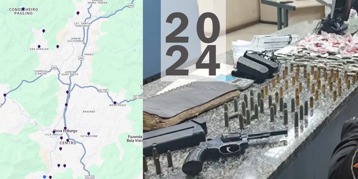 Balanço 2024: combate ao tráfico em Nova Friburgo