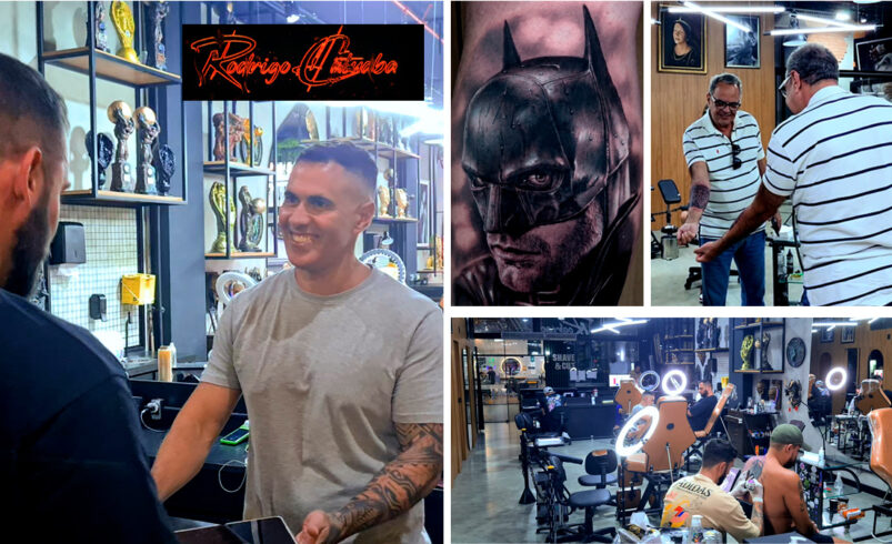 Imagens do estúdio Rodrigo Catuaba Tatoo