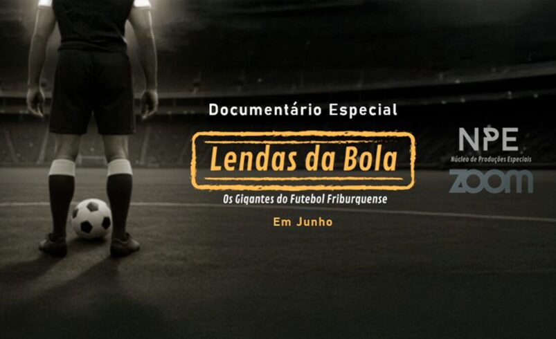 arte gráfica do documentário Lendas da Bola