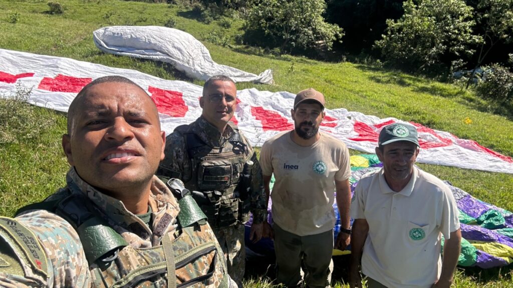 Crime ambiental: Inea apreende balões no Parque dos Três Picos