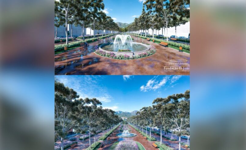 Praça Getúlio Vargas tem obras de revitalização iniciadas nesta segunda, 9