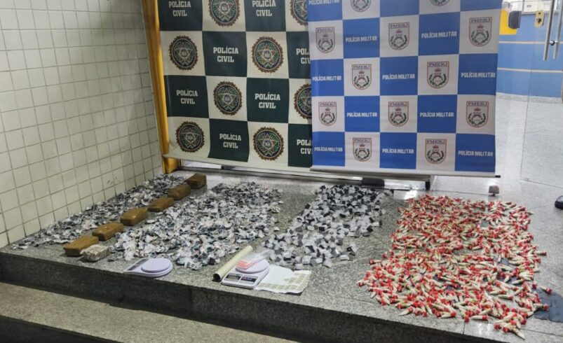 Friburgo:Polícias Civil e Militar apreendem R$ 80 mil  em drogas