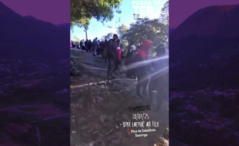 Falta de fiscalização torna Pico da Caledônia alvo de degradação em Friburgo