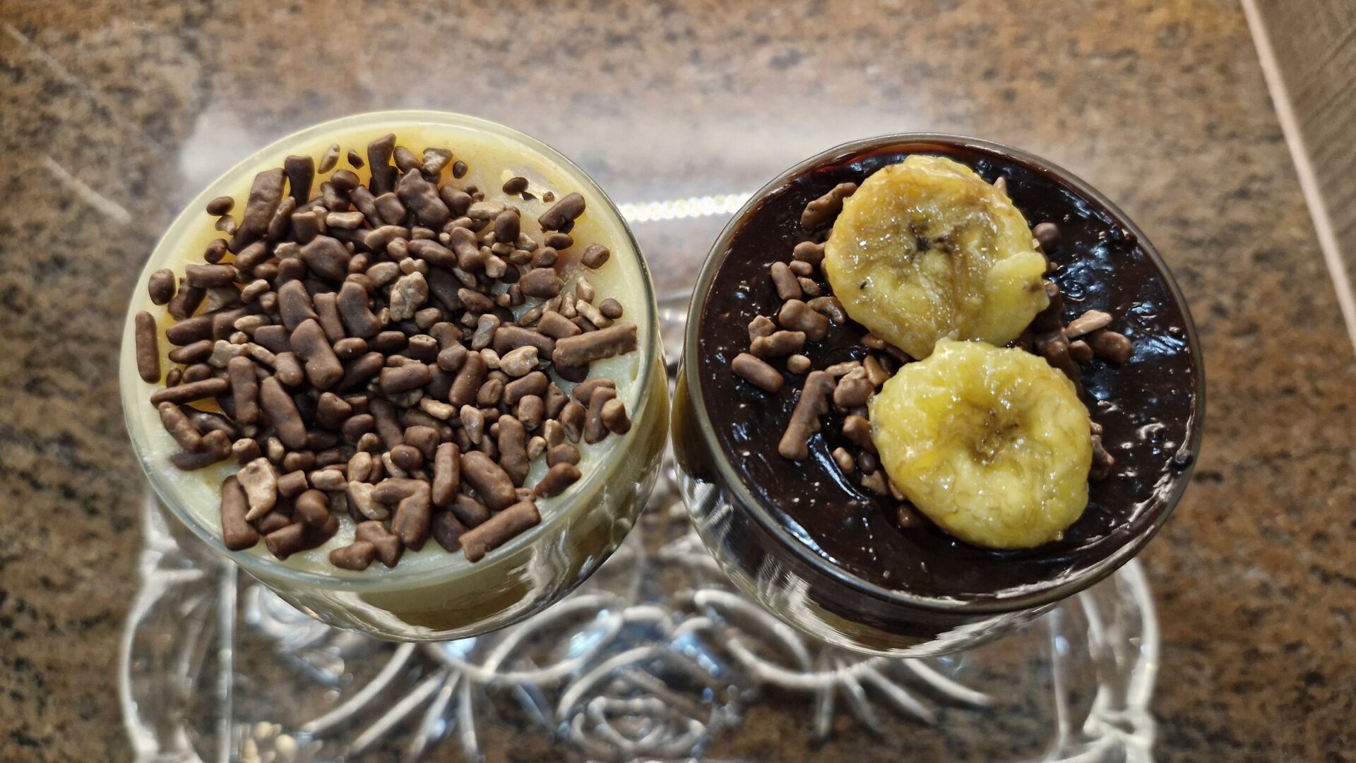 Sobremesa com Banana e Chocolate: Doce Dois Amores