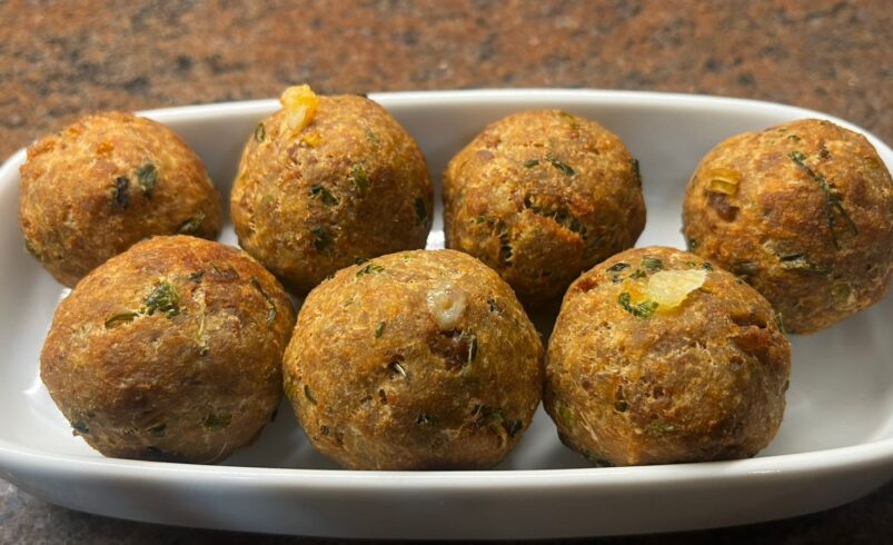 Receita Fácil: Bolinho de Mignon Suíno com Queijo sem Empanar