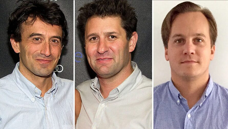 Os fundadores Daniel Katz, David Fenkel e John Hodges