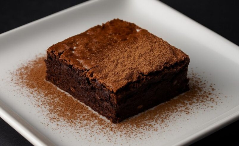 Brownie de Chocolate com Raspas de Laranja: um clássico com um toque especial