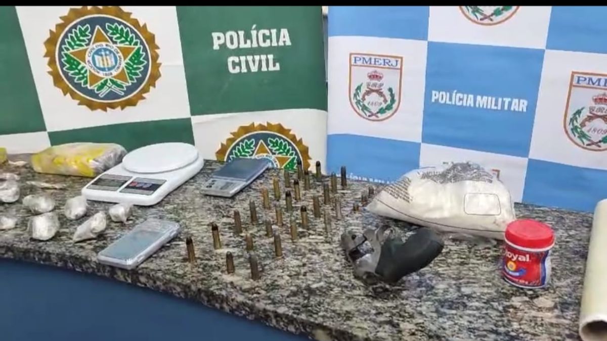 Casal é preso por tráfico e posse de arma no Centro de Nova Friburgo