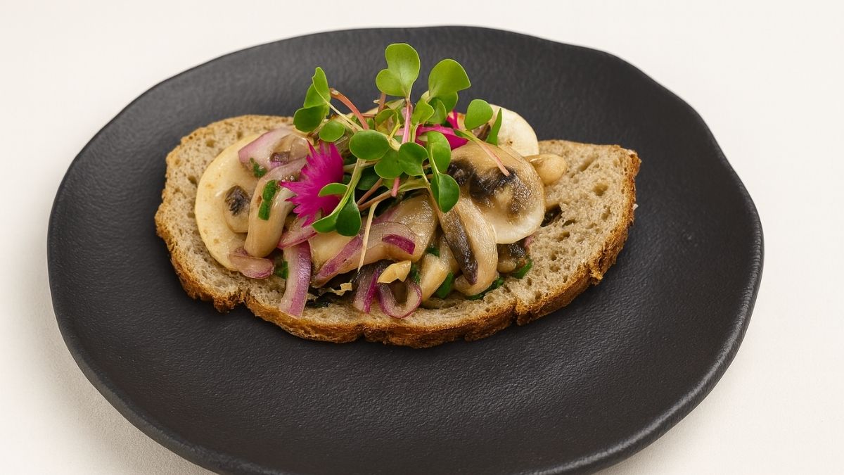 Ceviche de Cogumelos Paris: leve, refrescante e cheio de sabor