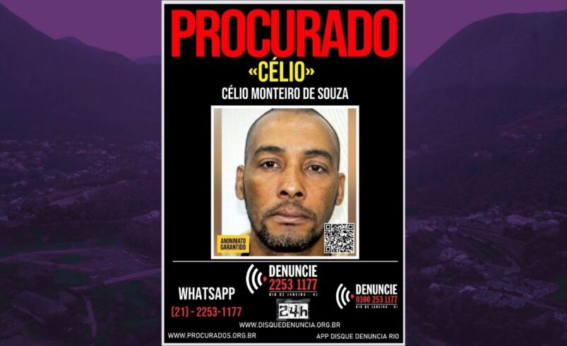 151ª DP e Disque Denúncia pedem ajuda para encontrar acusado de assassinato em Friburgo