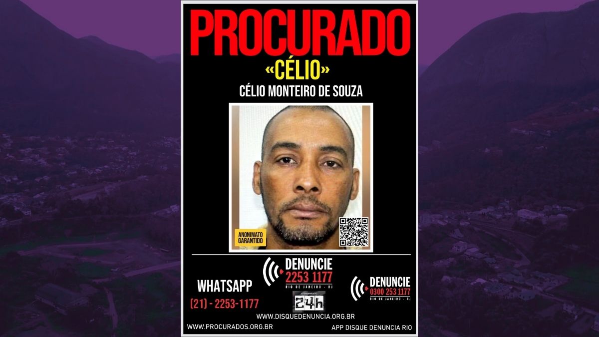 151ª DP e Disque Denúncia pedem ajuda para encontrar acusado de assassinato em Friburgo