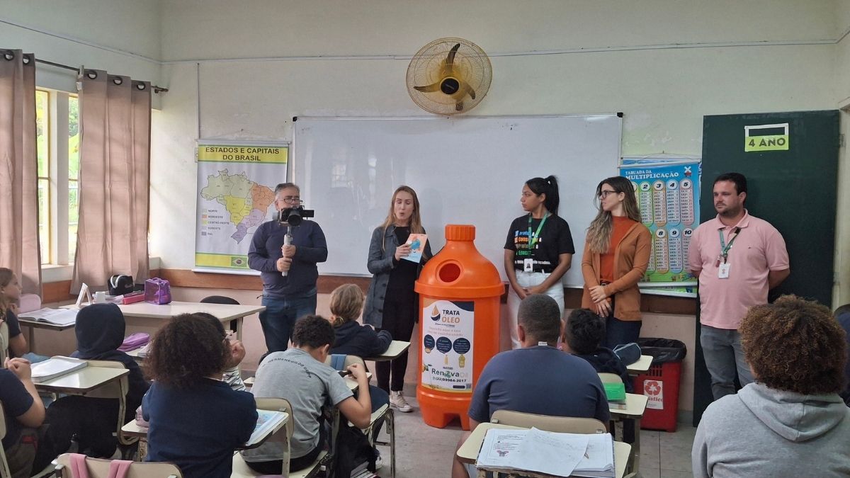 Projeto Trata Óleo nas Escolas envolve 7 mil alunos em Friburgo
