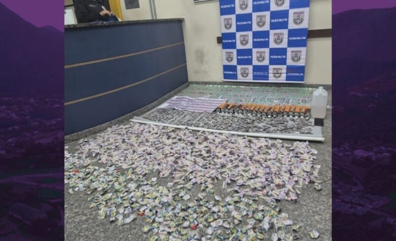 Polícia prende três e apreende R$ 49 mil em drogas no Vilage, em Friburgo