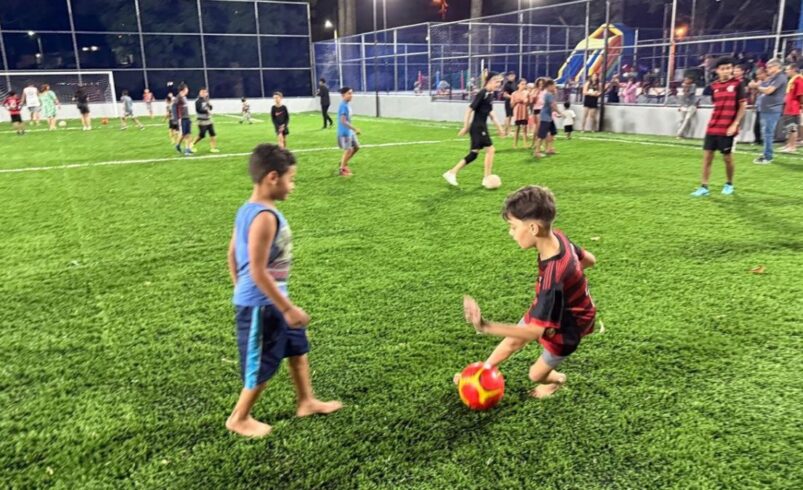 Friburgo inaugura maior complexo poliesportivo na Granja Spinelli