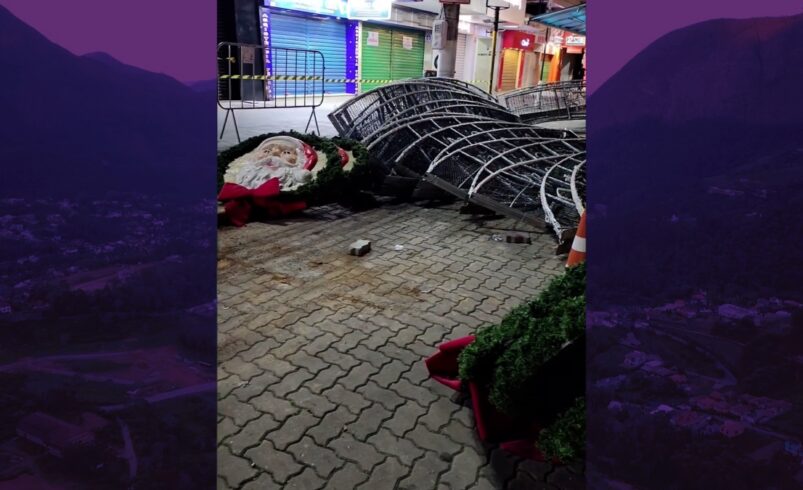 Prefeitura de Friburgo combate vandalismo nas montagens do Natal