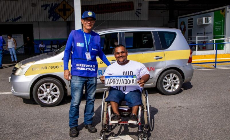 Detran RJ aprova pessoas com deficiência na prova prática da CNH