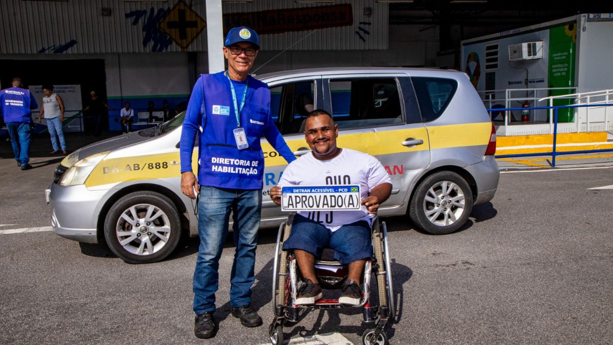 Detran RJ aprova pessoas com deficiência na prova prática: CNH
