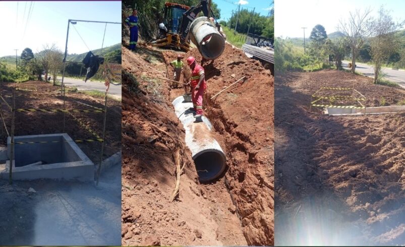 Manutenção na RJ-116 em Friburgo inclui drenagem, sinalização e obras viárias