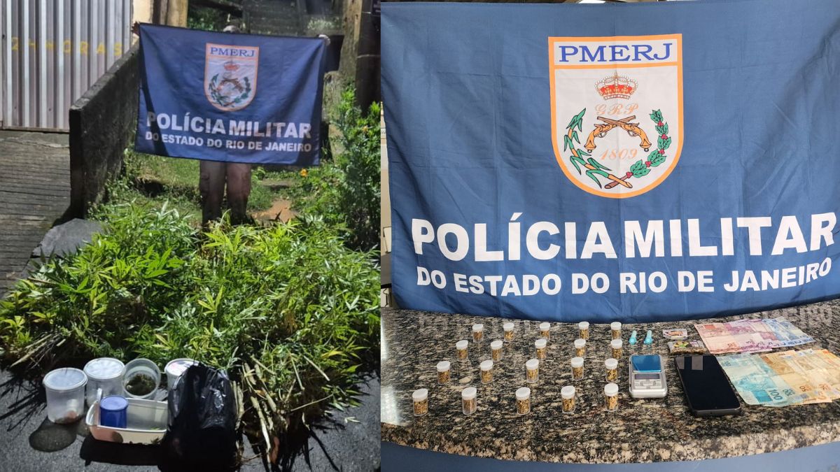 PM realiza duas ações contra o tráfico em  Friburgo