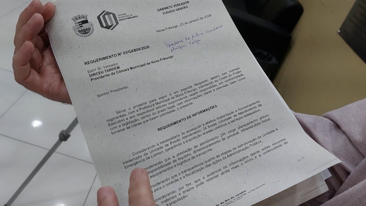 Vereador questiona atraso da unidade de emergência em Lumiar