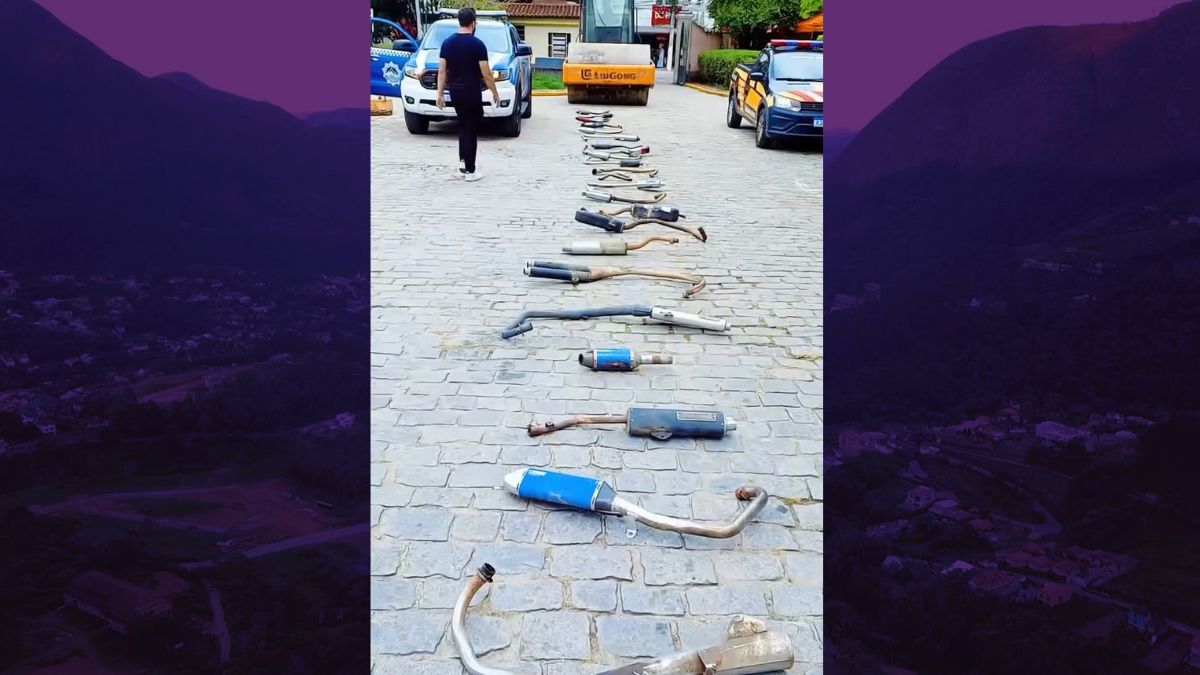 Prefeitura de Friburgo fiscaliza motos irregulares