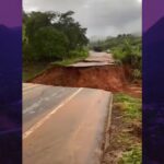 Temporal provoca enchentes, deslizamentos e interdita a RJ-152, principal ligação entre Cantagalo e distritos da região.